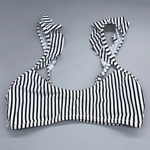 Cupshe Vertical Stripe Bikini Top